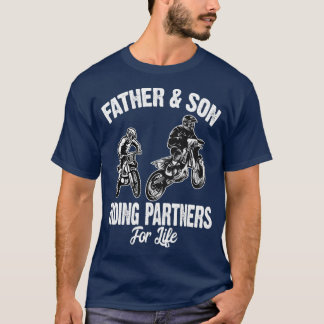 Vader en Zoon Rijpartner Voor het Leven Vuil T T-shirt