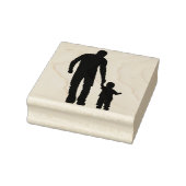 Vader en zoon 	rubberstempel (Stempel)