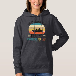 Vader en Zoon Vissen Partners voor het Leven Ontwe Hoodie