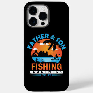 Vader en zoon Vist partners voor het leven Case-Mate iPhone 14 Pro Max Hoesje