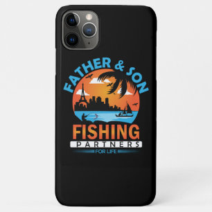 Vader en zoon Vist partners voor het leven iPhone 11 Pro Max Hoesje