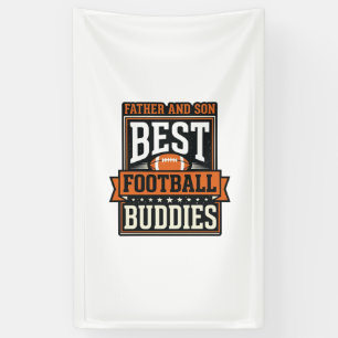 Vader en Zoon Voetbal Buddies Vintage T-shirt Desi Spandoek