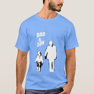 Vader en zoon vrienden t-shirt