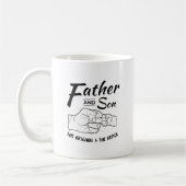 Vader en zoon vuistslag koffiemok (Links)