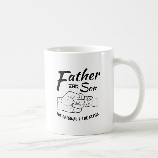 Vader en zoon vuistslag koffiemok (Rechts)