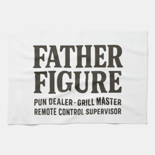 Vader Figuur Pun Dealer Grappige Vader T-shirt Theedoek