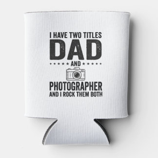 Vader Fotograaf Vintage Gravure Shirt Ontwerp_1 Blikjeskoeler