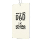 Vader Fotograaf Vintage Gravure Shirt Ontwerp_1 Luchtverfrisser (Links)