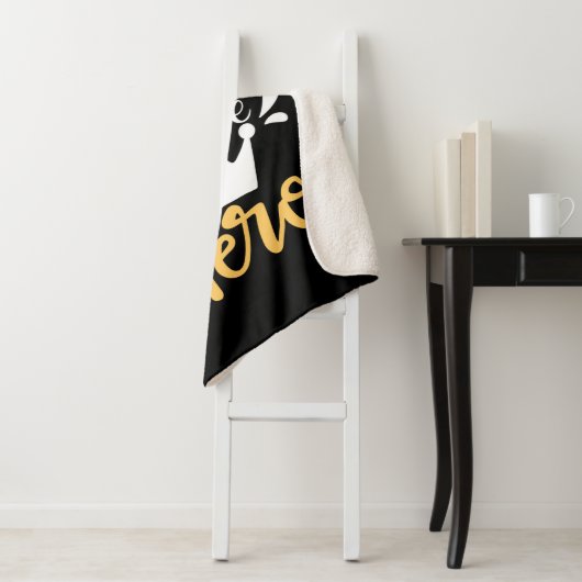 Vader geeft pap je bent Hero Sherpa Deken (In situ)