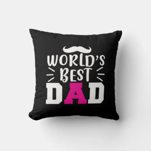Vader Gift World's beste vader Kussen