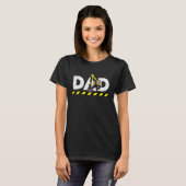 Vader Graafmachine Bakgraver Bedieningszware Appar T-shirt (Voorkant volledig)