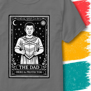 Vader Guardian Schild Kosmische Tarot Stijl Vader  T-shirt
