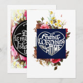 Vader HEER, zegen mijn huis Kaart (Voorkant / Achterkant)