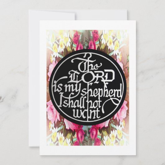 Vader Heer zegene mijn Huis Kaart (Achterkant)