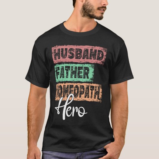 Vader-held: Homeopath T-shirt (Voorkant)