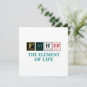 Vader – het element van het leven periodiek syst