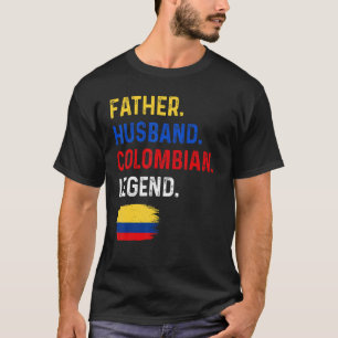 Vader Husband Colombian Legend Proud Dad Colombia T-shirt