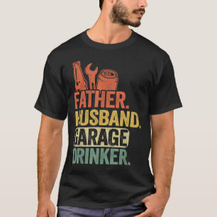 Vader Husband Garage Drinker Mechanic Pap T-shirt