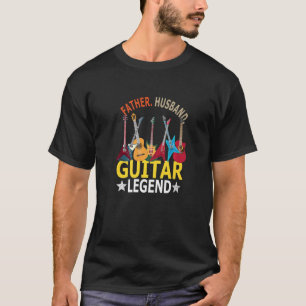Vader Husband Pap Guitar Legend Graphic for Men T-shirt