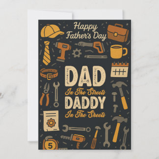 vader in de lakens papa vaders dag geschenken kaart
