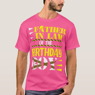 Vader in de wet van de Birthday Funny Boy Family W T-shirt