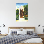 Vader Jogues Memorial Uitzicht Canvas Afdruk (Insitu (Slaapkamer))