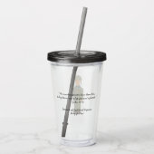 Vader Kapaun Tumbler Acryl Drinkbeker (Achterkant)