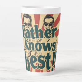 Vader kent beste digitale kunst latte mok