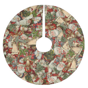 Vader kerstgebloed polyester Tree S Kerstboom Rok