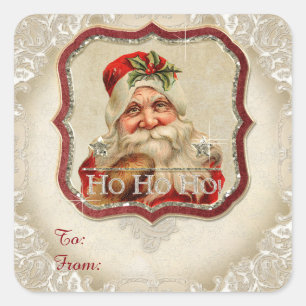 Vader Kerstmis Ho Ho Ho Kerstmis Labels