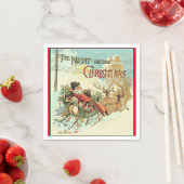 Vader Kerstmis Vintage Sinterklaas Servet (Insitu)