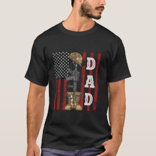  vader kostuum veteraan soldaat trotse Amerikaan T-shirt