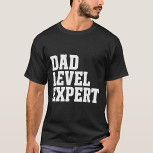 Vader Level Expert Grappig Vader Cadeau T-shirt