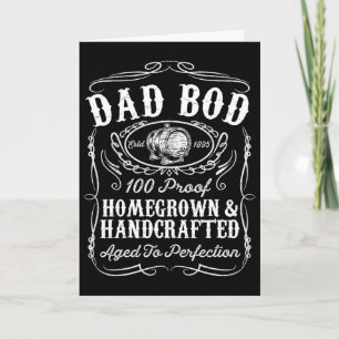 Vader Lichaam Funny Whiskey Bourbon Liefhebber Vad Kaart