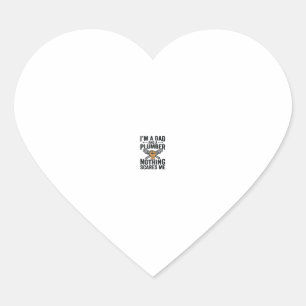 Vader Loodgieter Niets Maakt Me Bang Vintage Shirt Hart Sticker