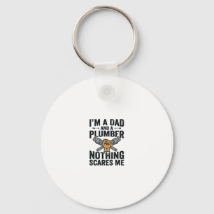 Vader Loodgieter Niets Maakt Me Bang Vintage Shirt Sleutelhanger