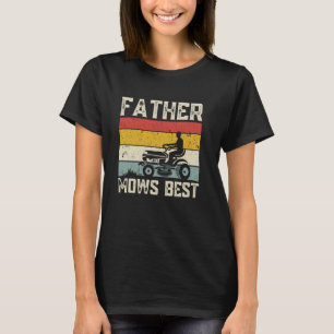 Vader maait beste gazon zorg vader maaien grappige t-shirt