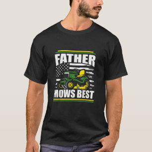 Vader maait beste grappige grasmaaier Amerikaanse T-shirt