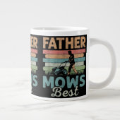 Vader maait beste vaders dag extra grote beker (Rechts)