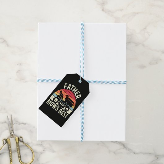Vader Maait het Best Cadeaulabel (Met Touw)