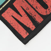 Vader maait het beste, gazon maaien papa, grappig  fleece deken (Hoek)