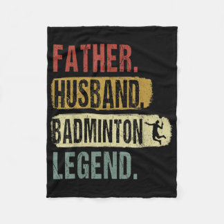 Vader Man Badminton Legend Badminton Dad Fath Fleece Deken