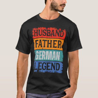 Vader Man DUITS Legend Trots Papa Retro Papa T-shirt
