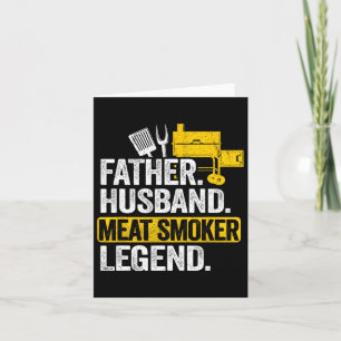Vader man vlees roker legende grillen vader vlees kaart
