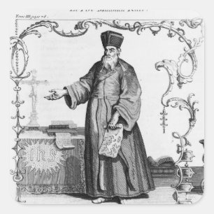 Vader Matteo Ricci Vierkante Sticker