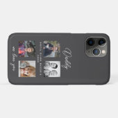 Vader met Kinder familie Daddy 4 Collage Case-Mate iPhone Case (Achterkant (horizontaal))