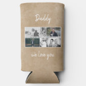 Vader met Kinderen en familie Papa 6 Foto Collage (Voorkant)