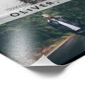 Vader met Kinderen en familie Papa Foto Collage Foto Afdruk (Hoek)