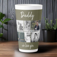 Vader met kinderen en familie papa fotocollage