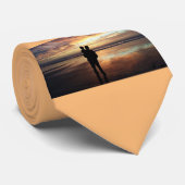 Vader met zoon Stropdas (Opgerold)